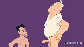 Twink mamando vov&ocirc; bab&atilde;o - anima&ccedil;&atilde;o